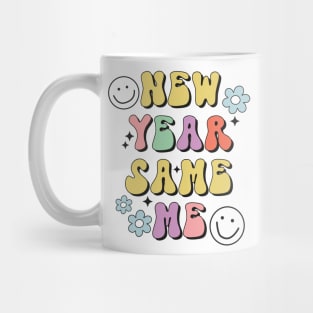 New Year Same Me New Year Resolutions Groovy New Year Gift Mug